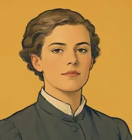 Illustrated portrait of Maria